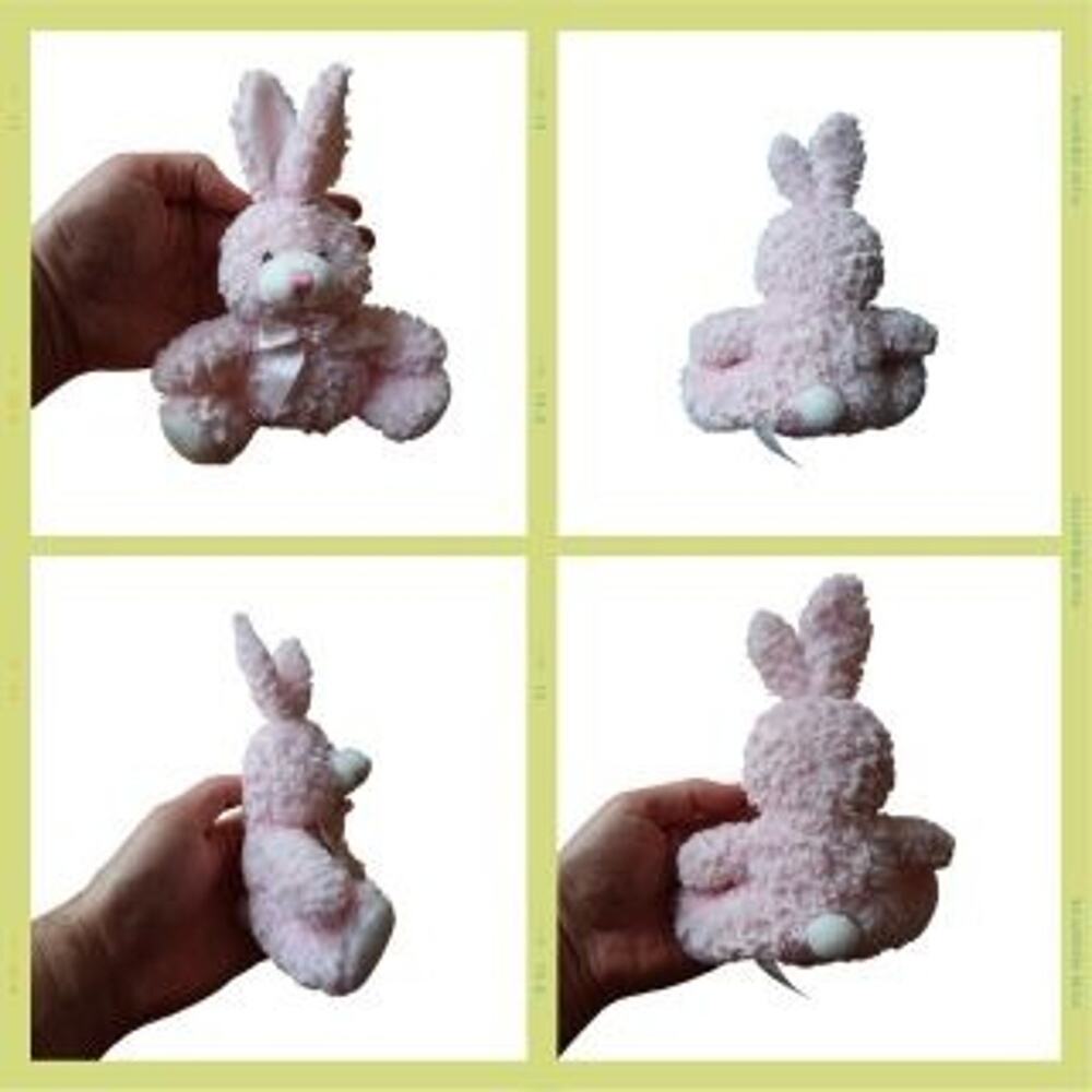 Pastel Bunny Plush Lot – Set of 4 Mini Rabbits for Easter Baskets - Picture 2 of 10